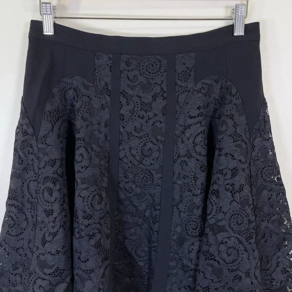 Diane Von Furstenberg Radella Lace Panel Skirt - Picture 4 of 14